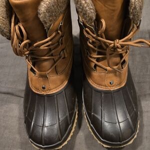 Torrid Duck Boots Brown Winter Snow Boots – Size 12 WW